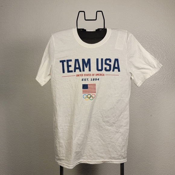 Fanatics White Short Sleeve Team USA Tee Size S - Picture 1 of 5